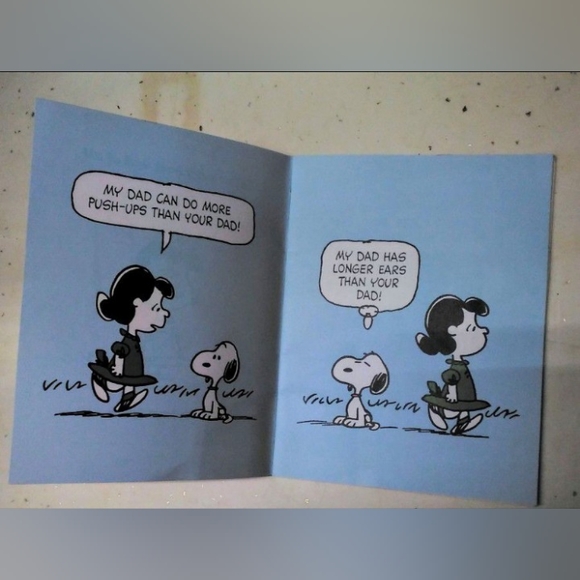 Vintage Charlie Brown Father's day card - Picture 4 of 5